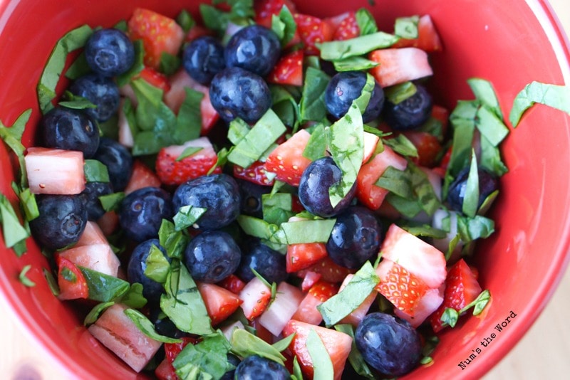 Strawberry, Blueberry & Poppy Seed Bruschetta