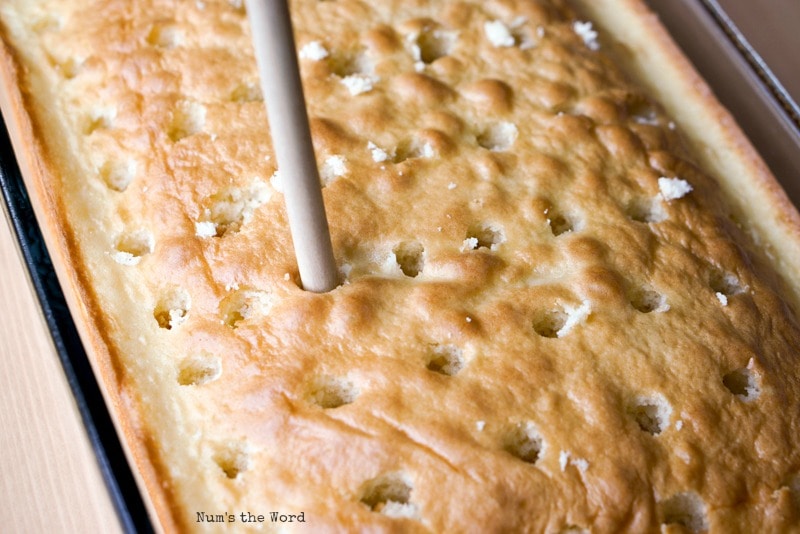 Coconut Cream Pie Poke Cake