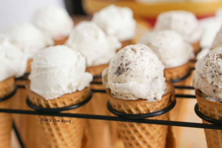 Cupcake Ice Cream Cones Num's the Word
