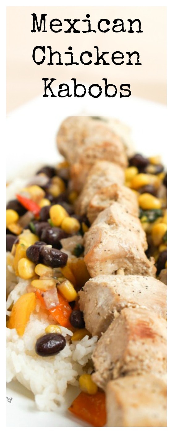 Mexican Chicken Kabobs - NumsTheWord