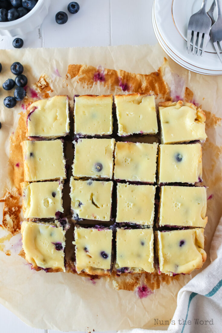 Blueberry Cheesecake Bars