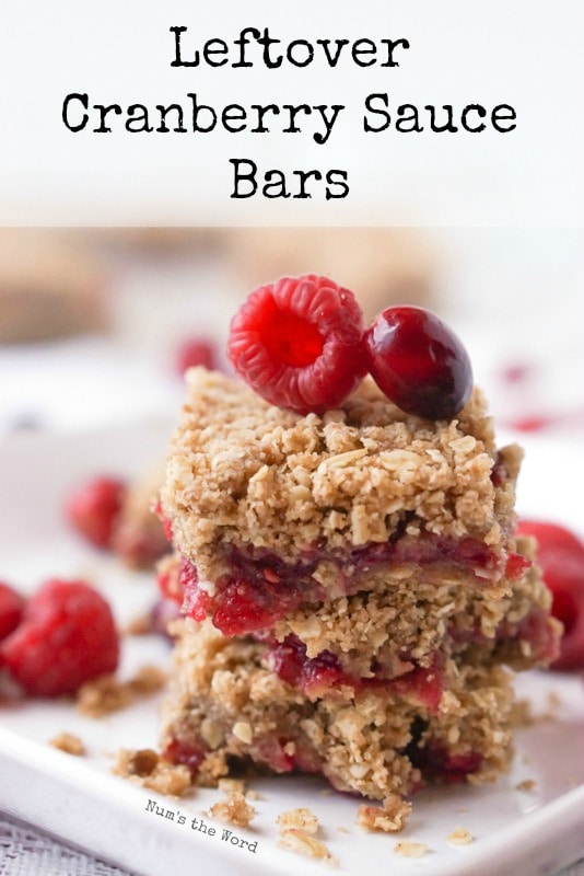 Leftover Cranberry Sauce Bars - Main image for the recipe