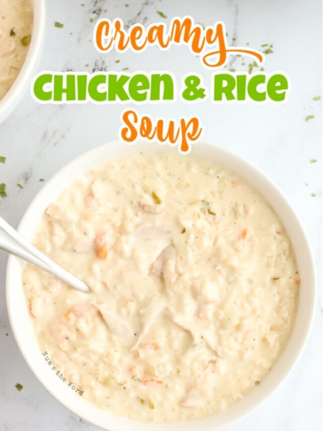 Creamy Chicken & Rice Soup