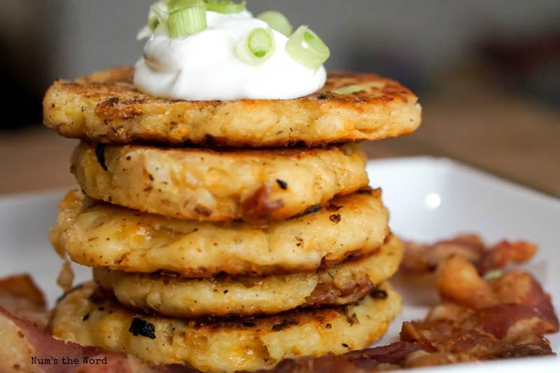 Loaded Mashed Potato Cakes Num S The Word