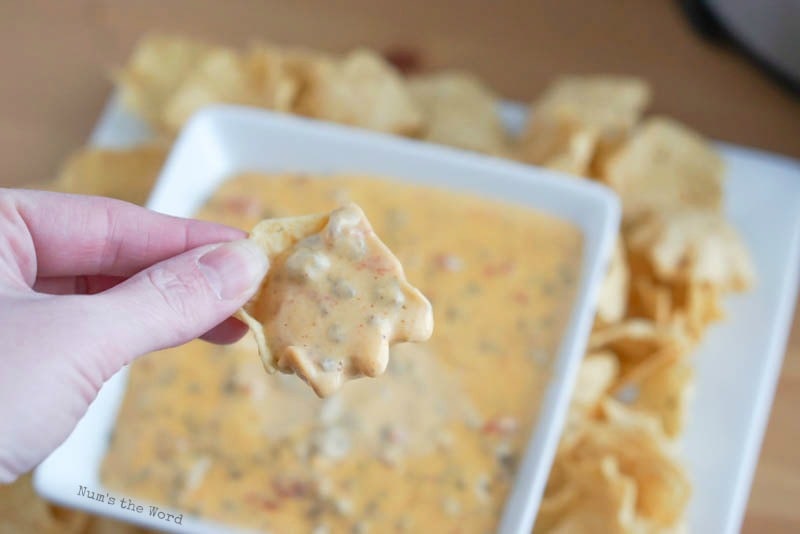 Crock Pot Mexican Sausage Dip NumsTheWord