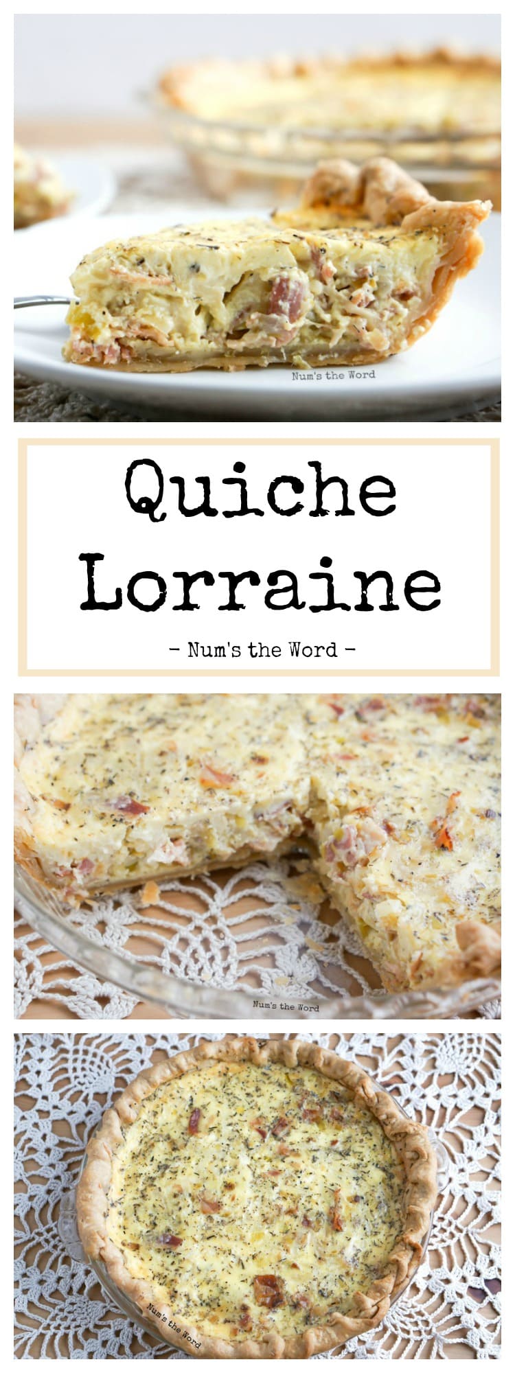Quiche Lorraine - NumsTheWord