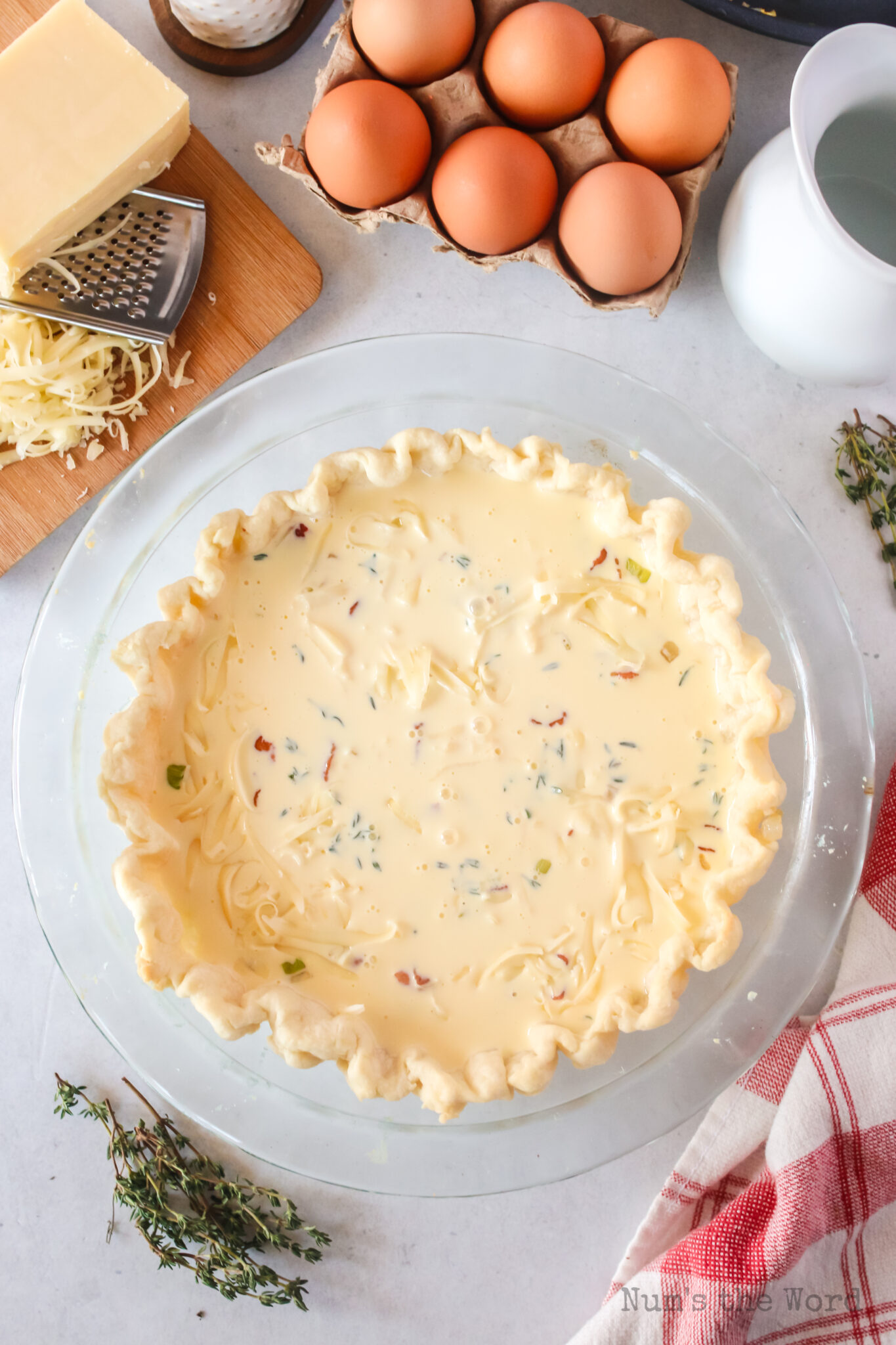 Quiche Lorraine Num's the Word