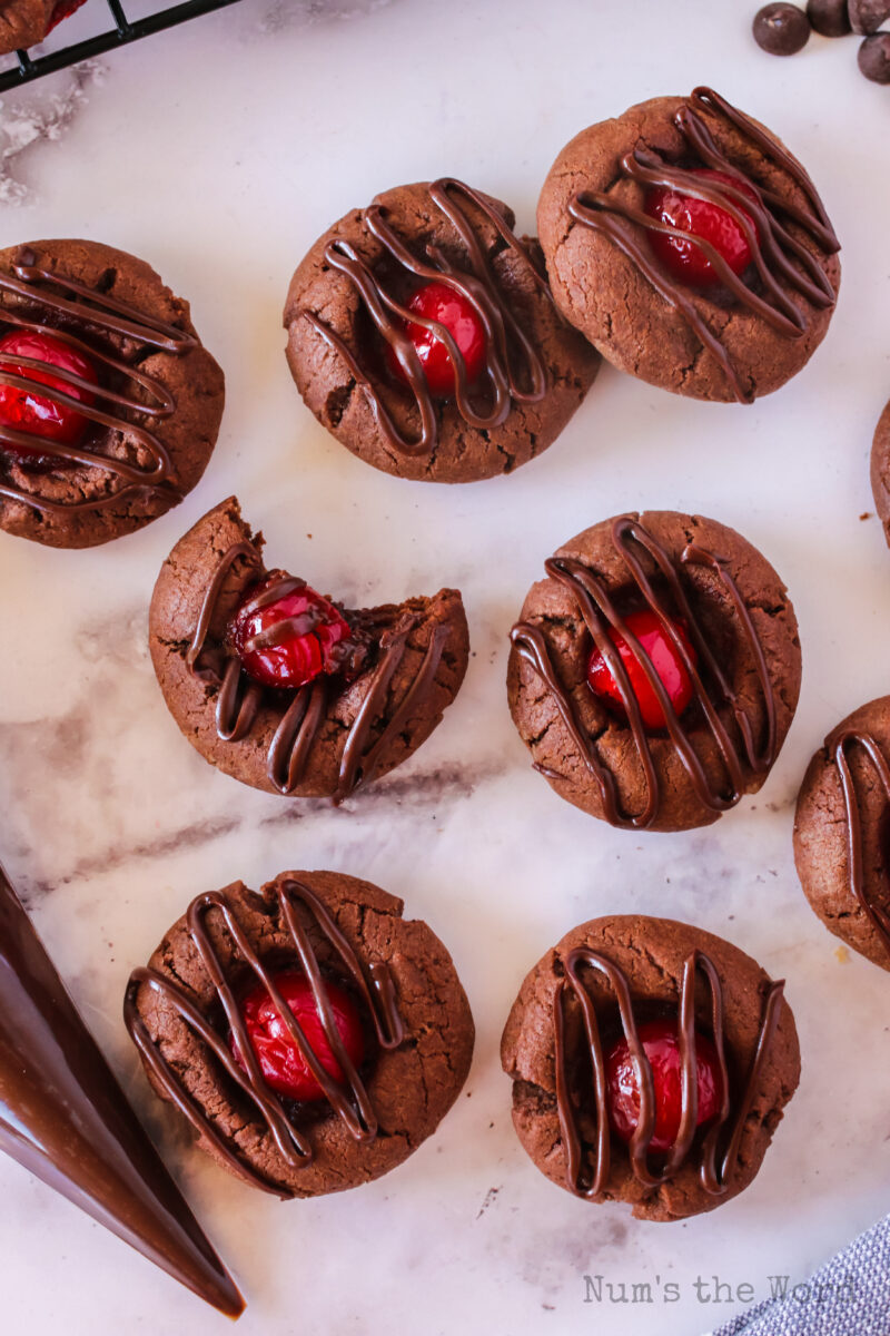 Chocolate Cherry Cookies Num's the Word