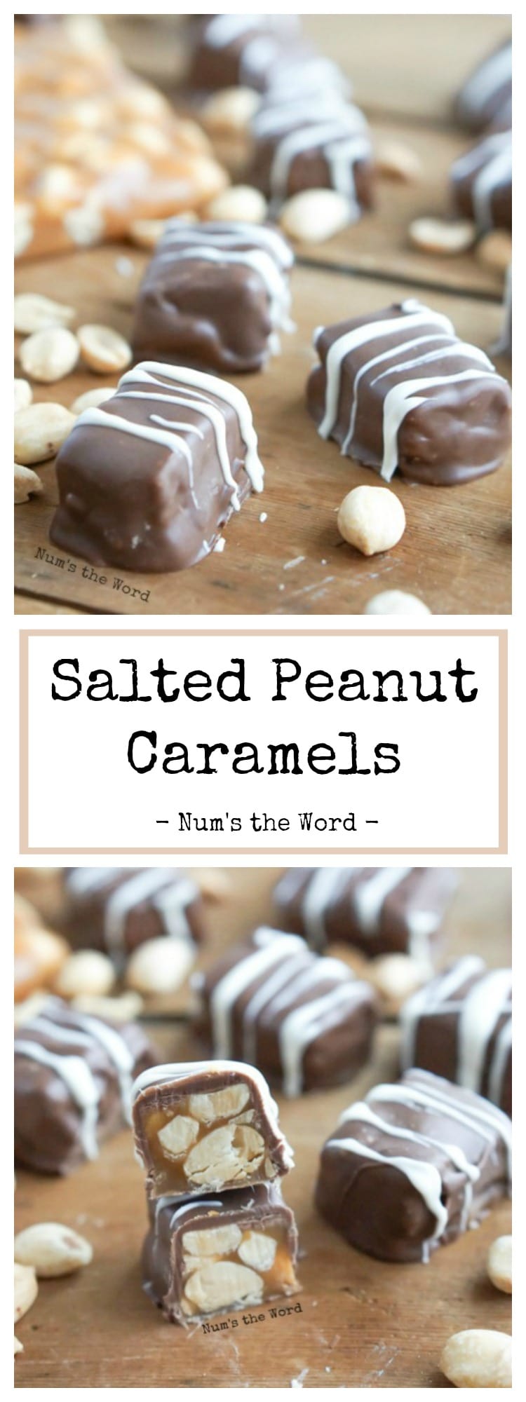 Salted Peanut Caramels - Num's the Word