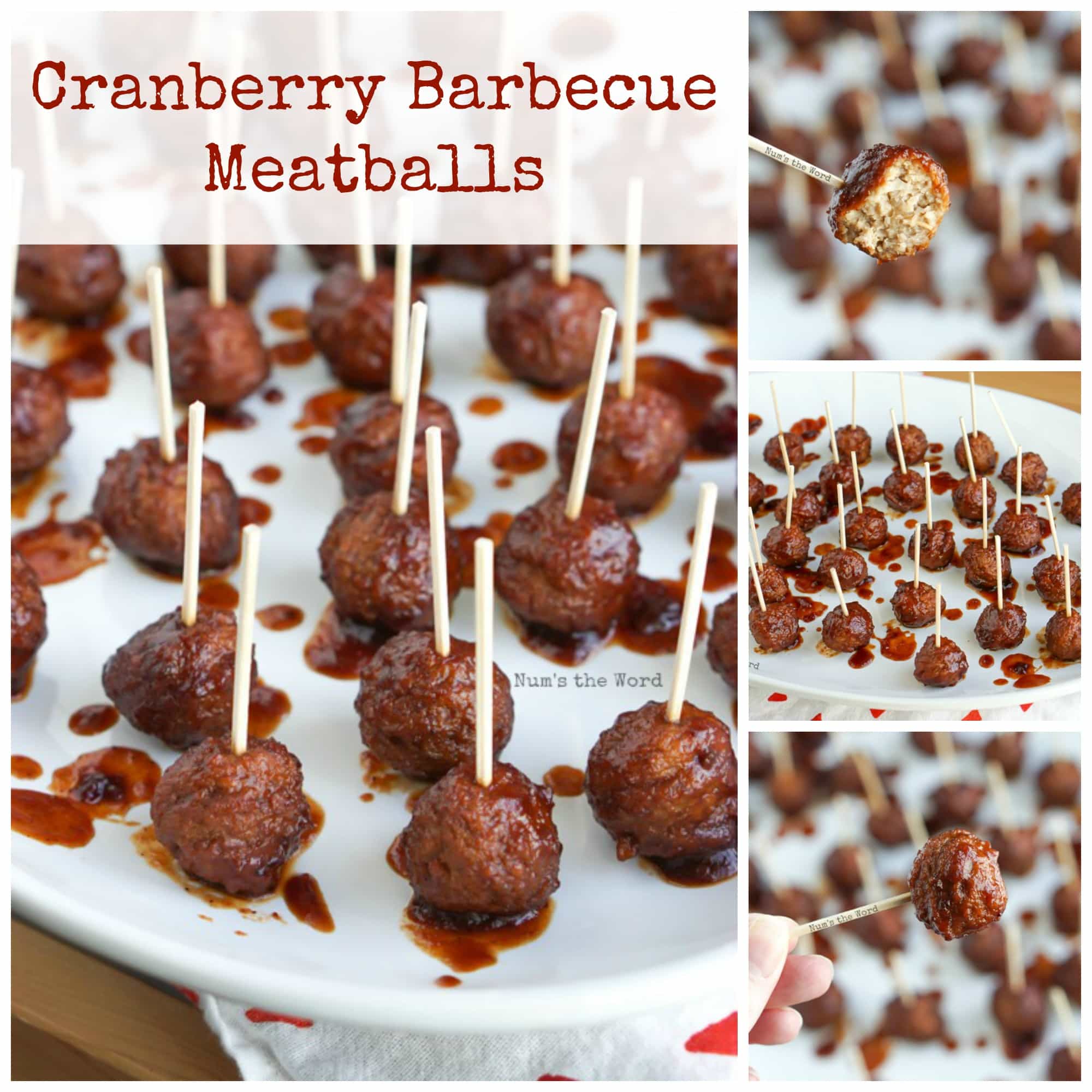 Cranberry Barbecue Meatballs