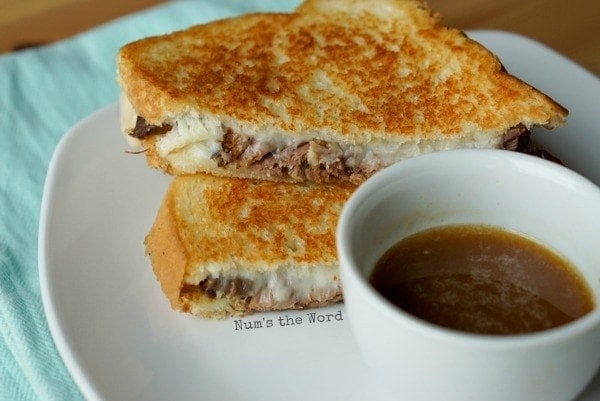 Leftover Pot Roast Grilled Cheese
