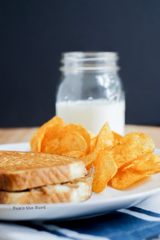 Leftover Pulled Pork Grilled Cheese