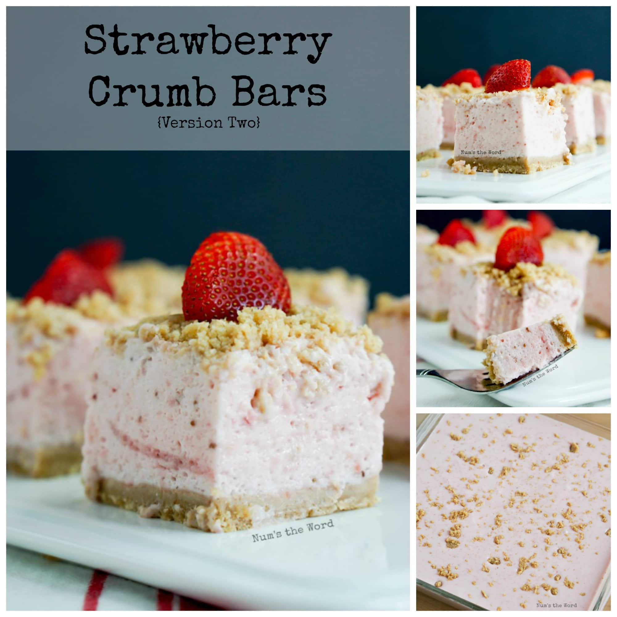 Strawberry Crumb Bars | Nums the Word