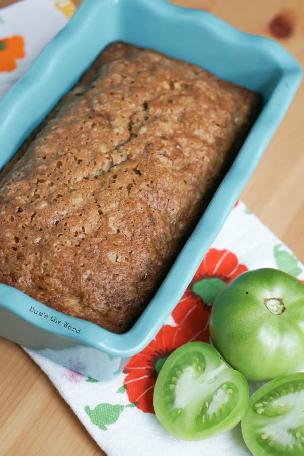 Green Tomato Quick Bread