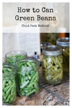 Canning Green Beans - Num's the Word