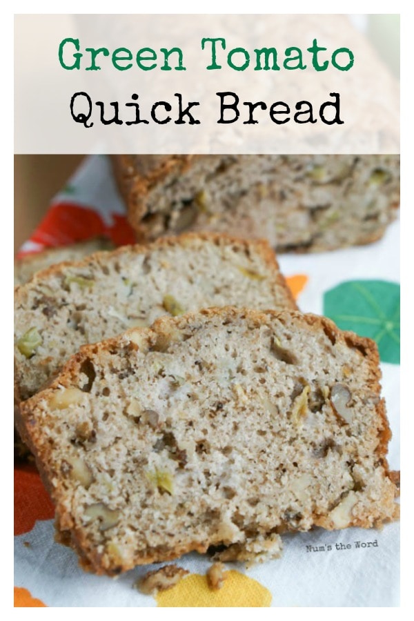 Green Tomato Quick Bread