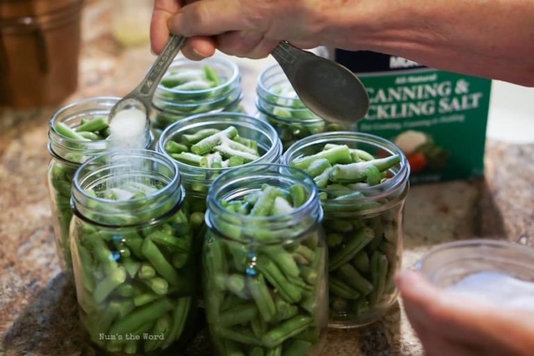Canning Green Beans Num's the Word
