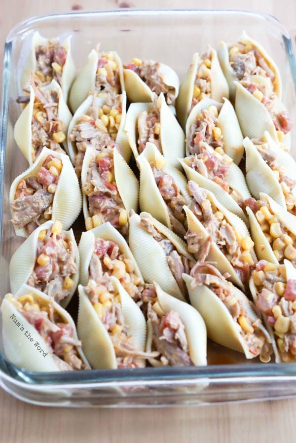 Pulled Pork Stuffed Shells