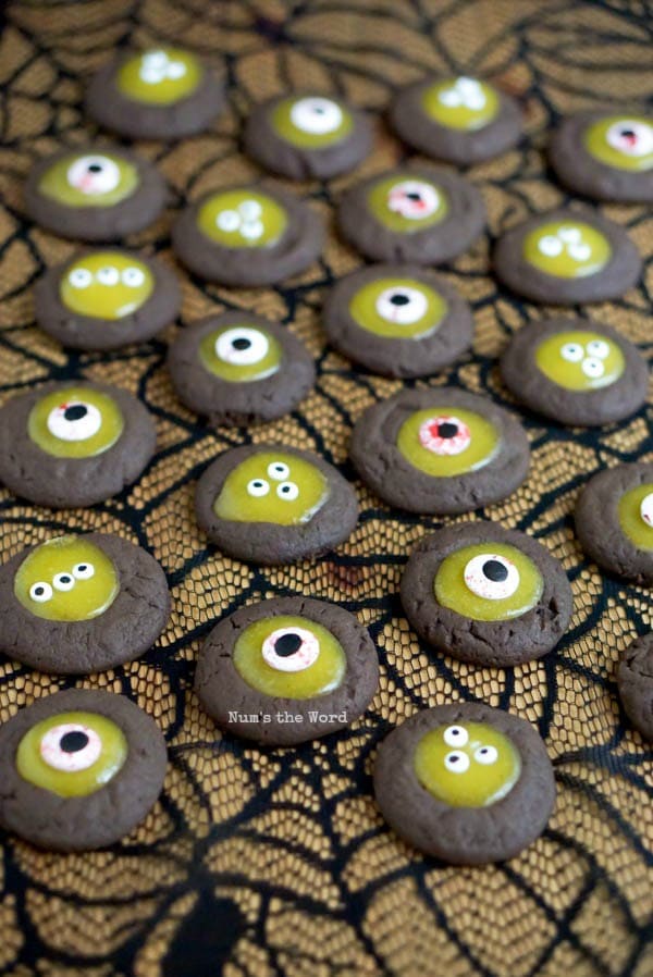 Monster Eye Ball Cookies