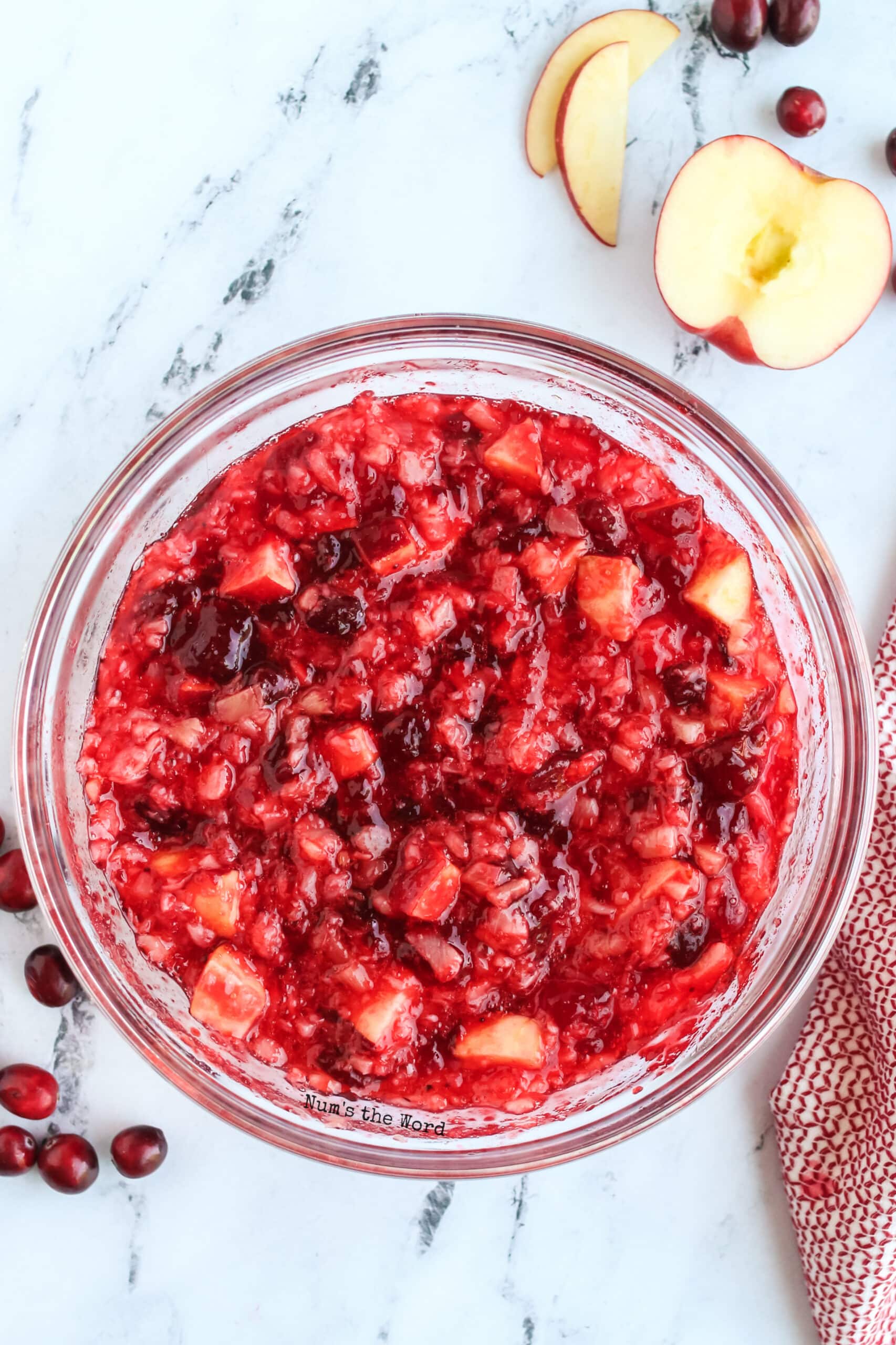 Cranberry Jello Salad Thanksgiving Side Dish Num S The Word