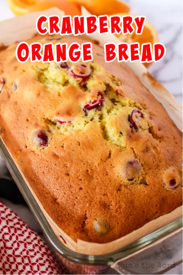 main image of cranberry orange bread