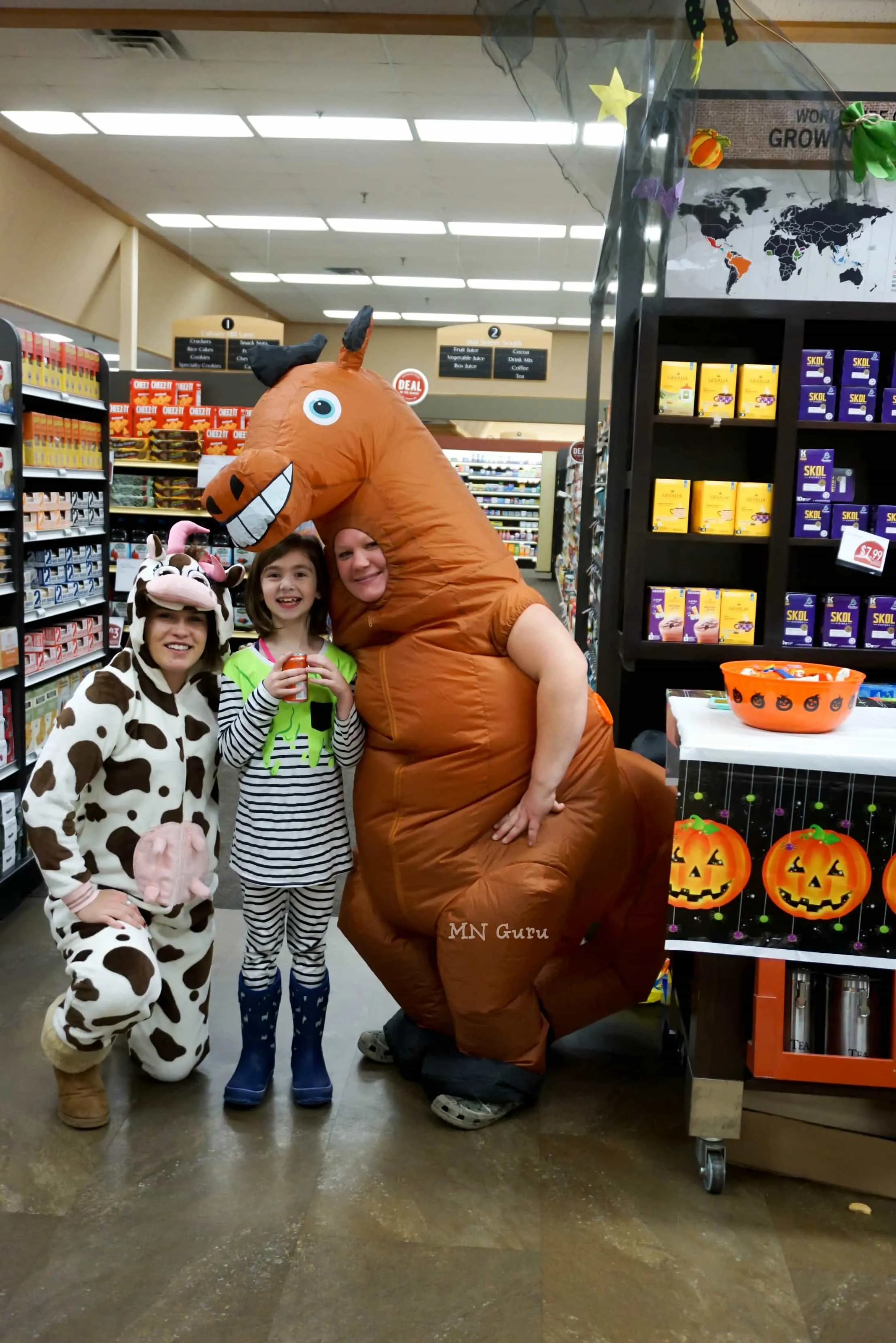 Lunds & Byerlys Boo Blast - photo with our favorite character costumes. 