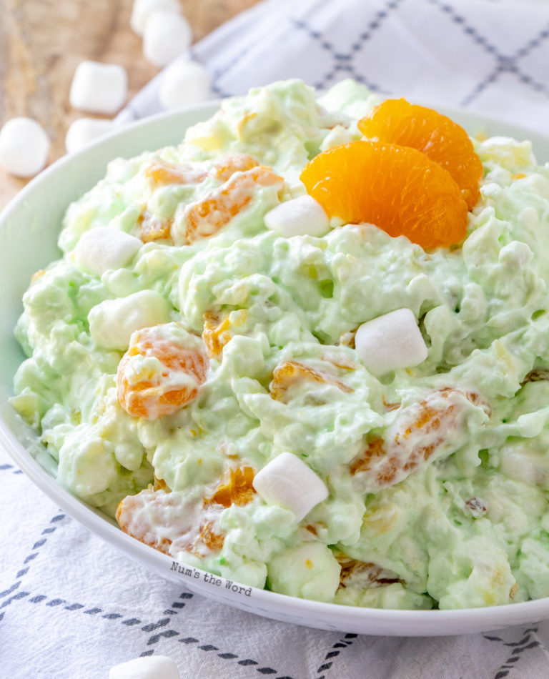 Pistachio Fluff Watergate Salad Recipe Num's the Word