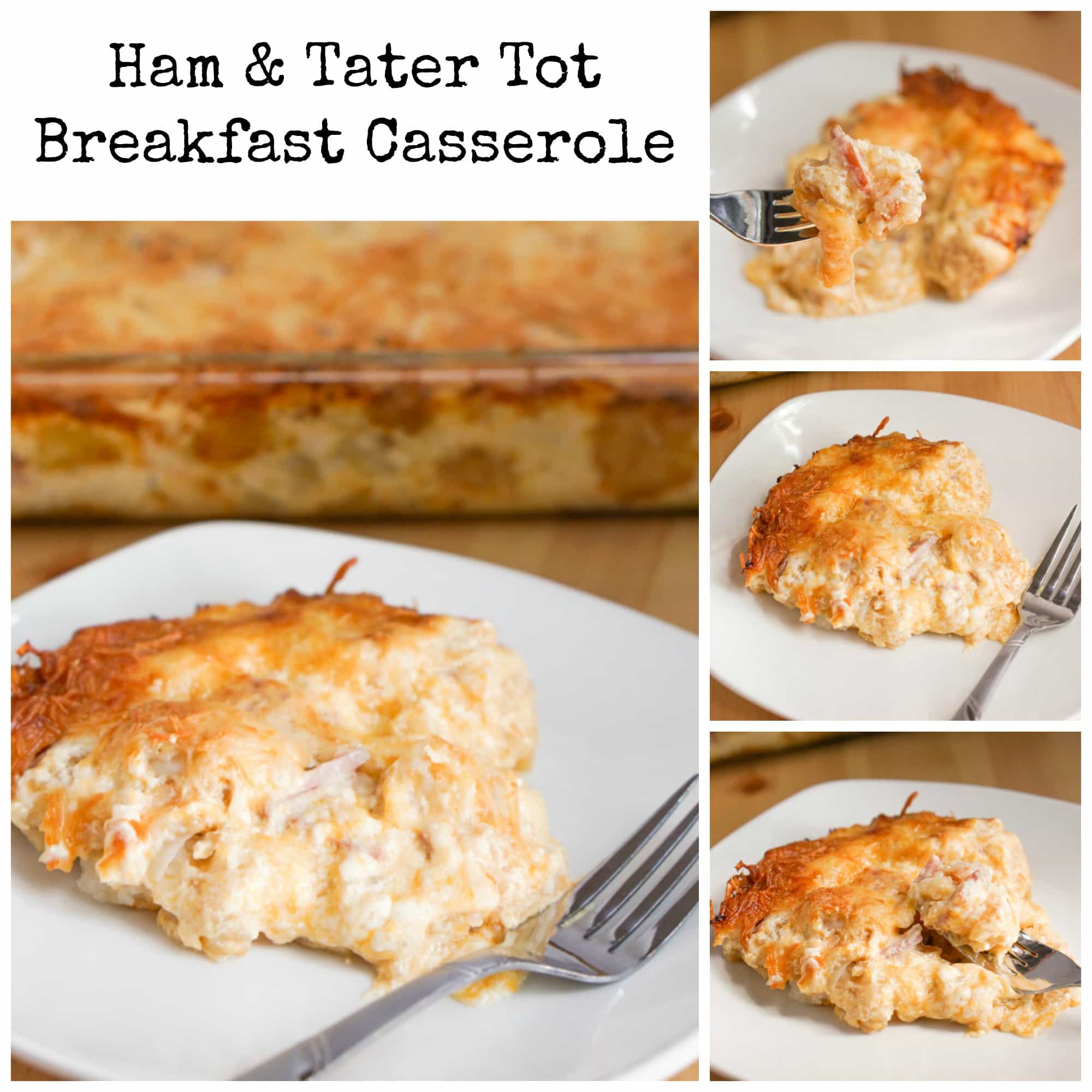 Ham & Tater Tot Breakfast Casserole Num's the Word