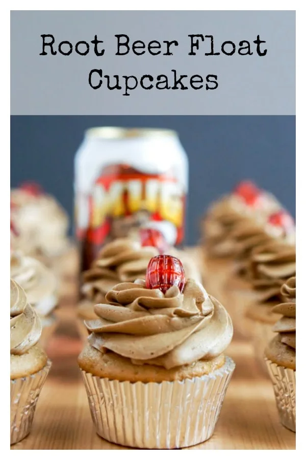 Root beer Float Cupcakes