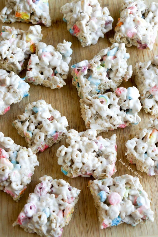 Extra Gooey Lucky Charm Treats Num's the Word