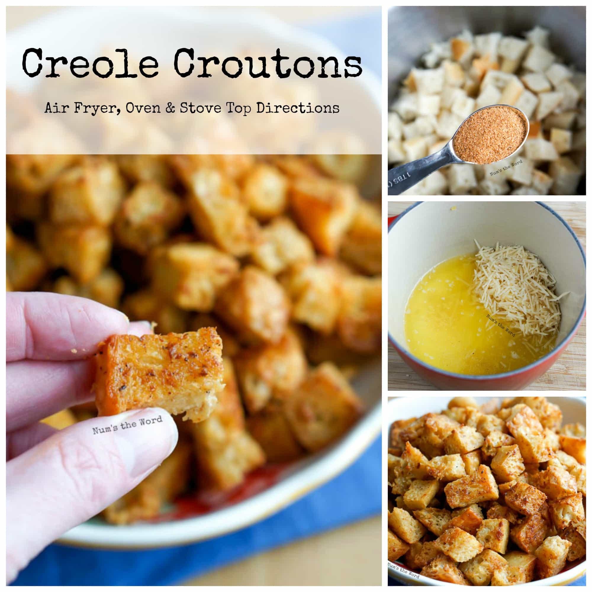 Easy Creole Seasoned Croutons Recipe - Num's the Word