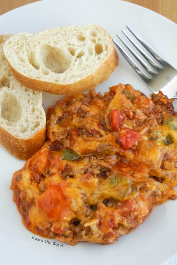 Inside Out Stuffed Pepper Casserole Num's the Word