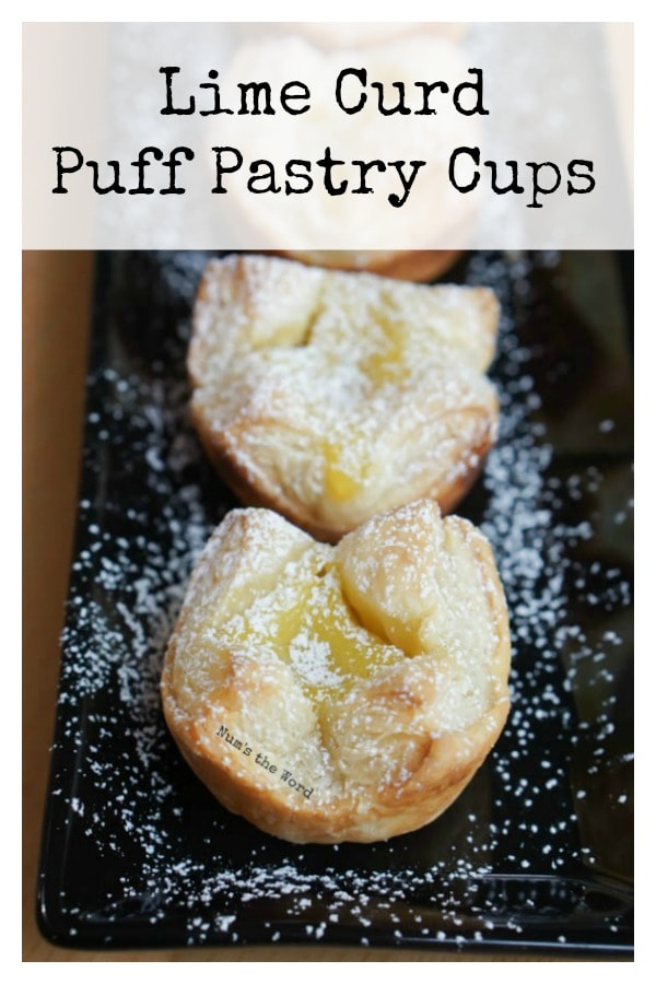Lime Curd Puff Pastry Cups - Main image for recipe