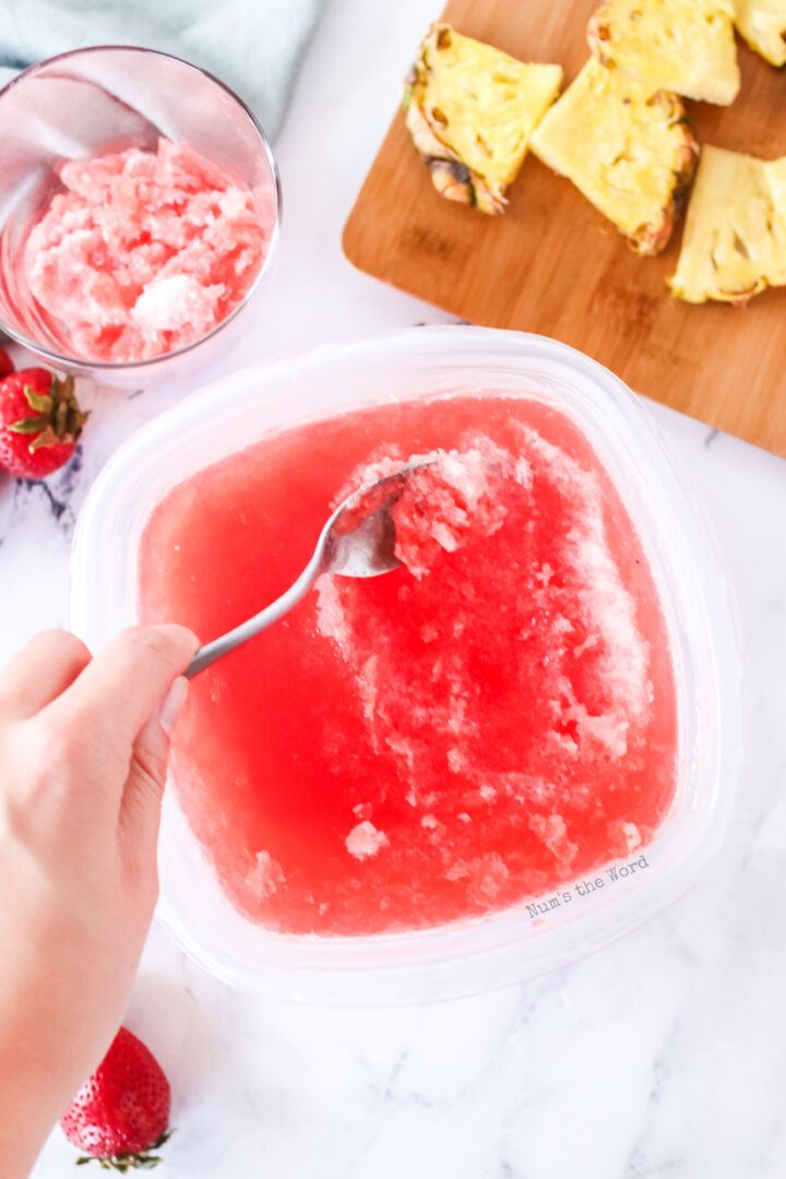 Non Alcoholic Strawberry Pineapple Punch Num's the Word