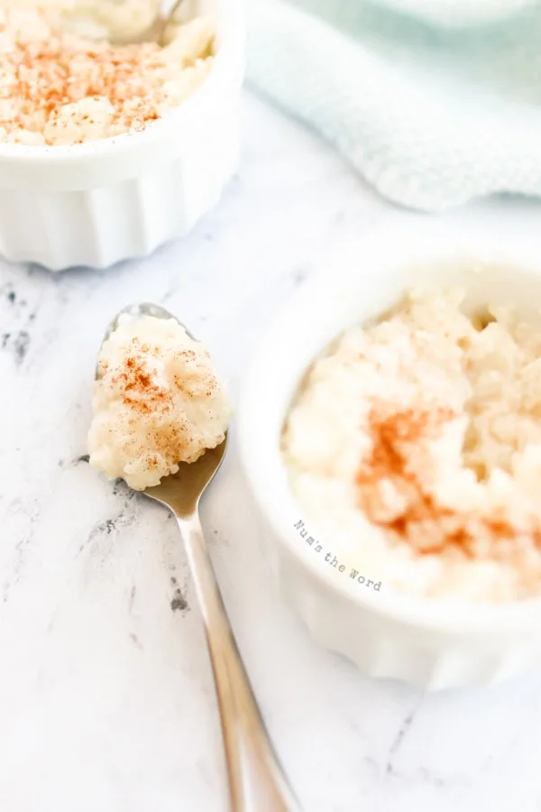 Stovetop rice pudding with instant online rice