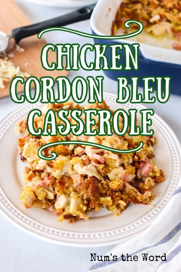 Main image for Chicken Cordon Bleu Casserole with stuffing