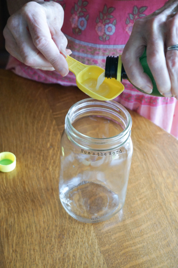 lemon juice added to sterilized jars