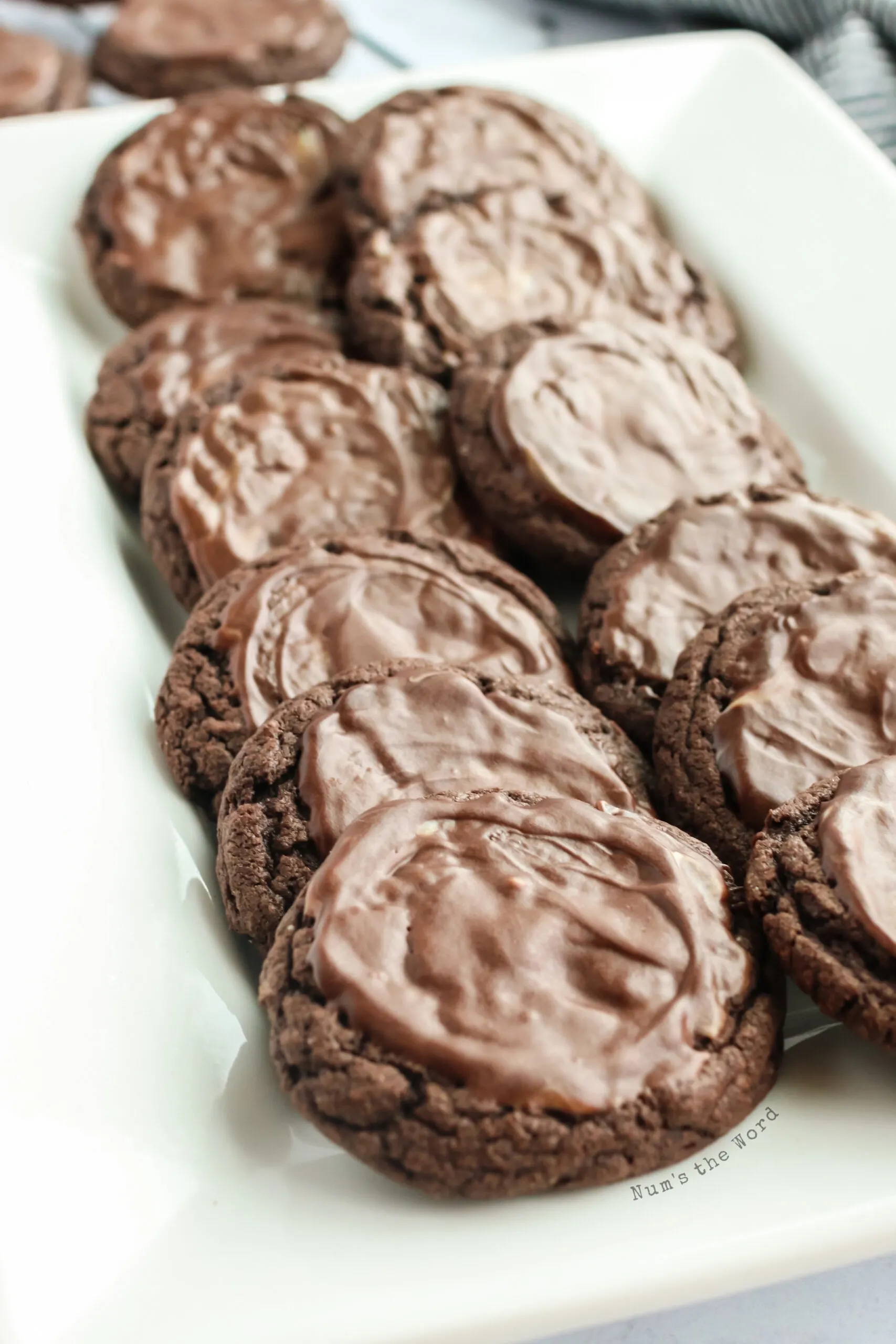 A platter full of cookies ready to be eaten.