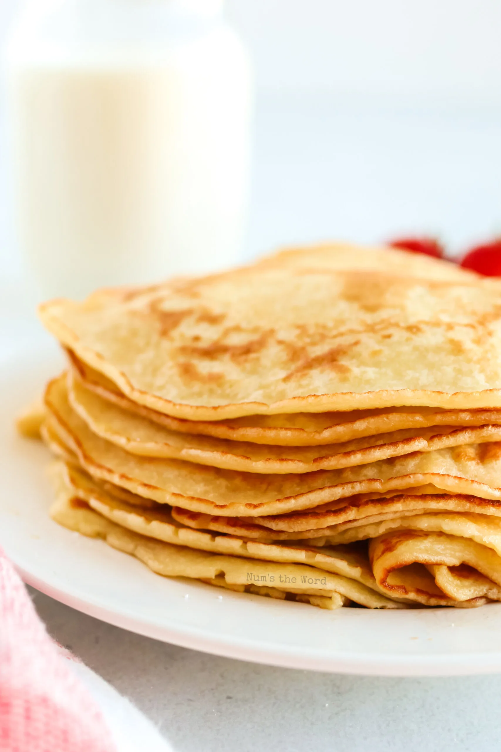 Stack of pancakes ready to be eaten