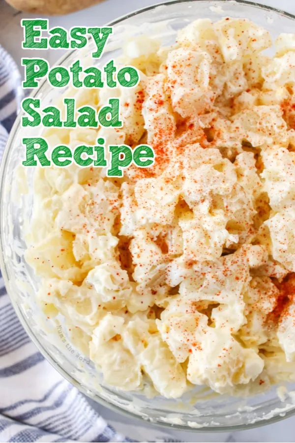 main image for recipe of easy potato salad recipe.