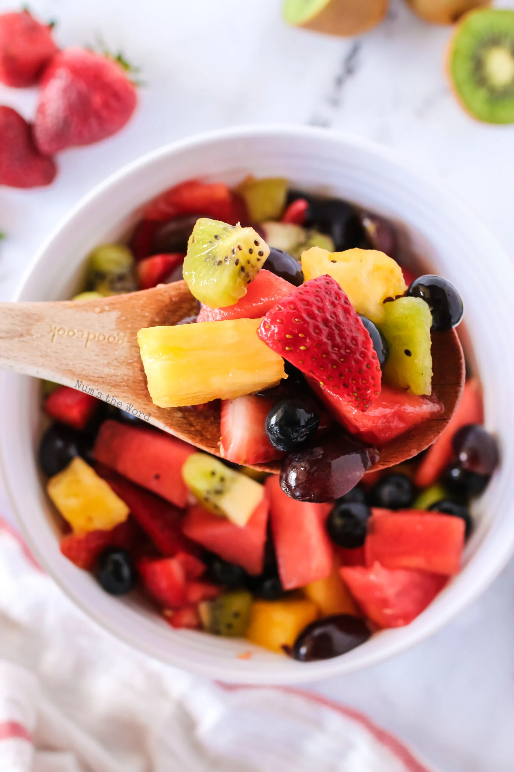 Summer Melon Fruit Salad - Creme De La Crumb