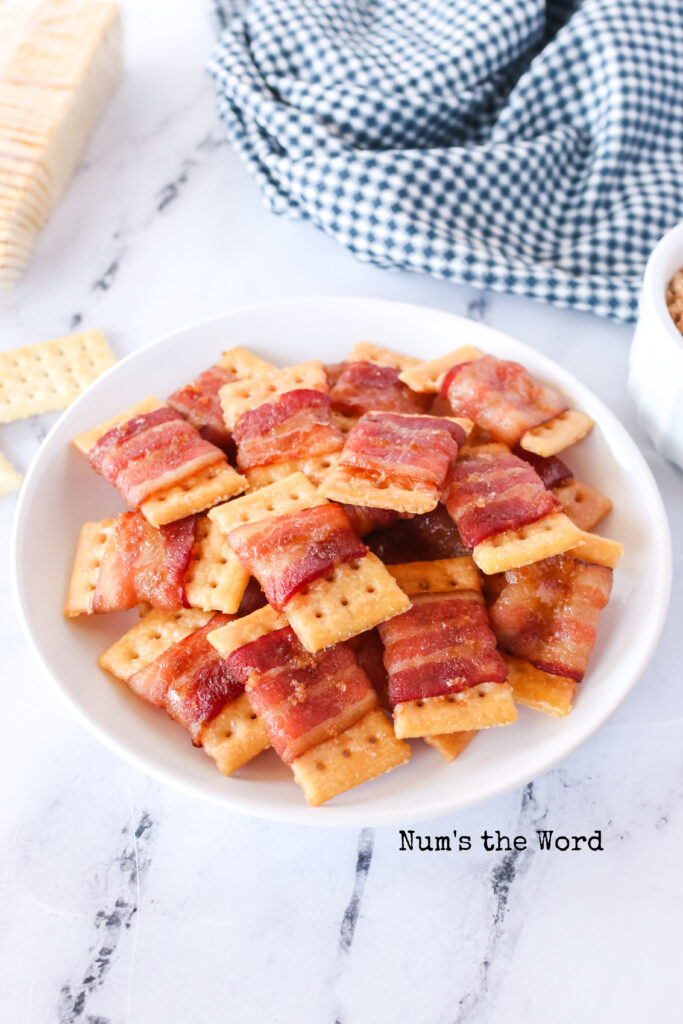 Bacon Crackers Num's the Word