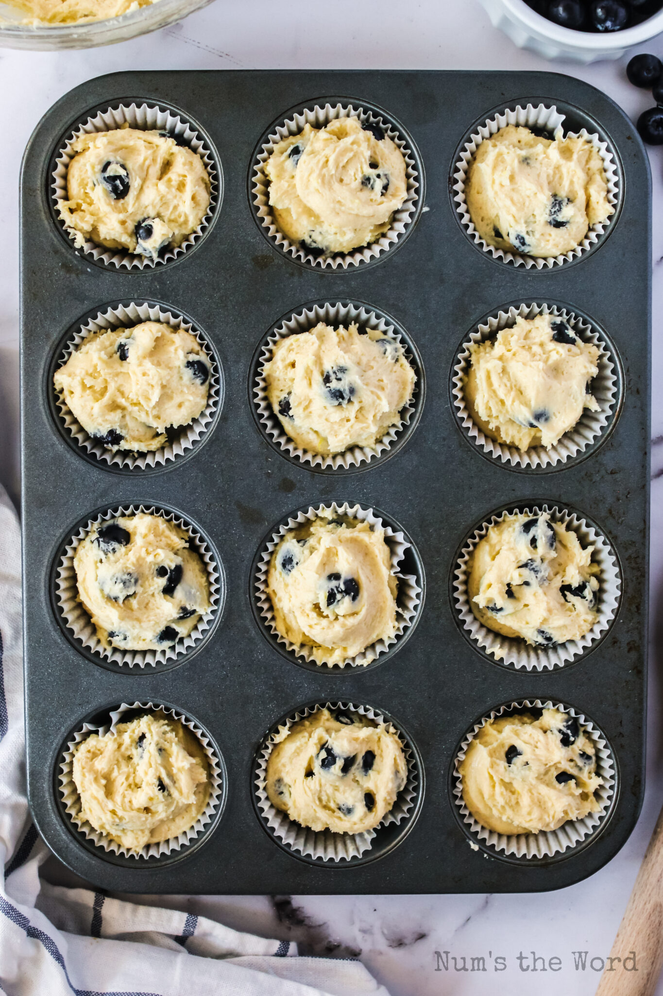 Easy Blueberry Muffins Num's the Word