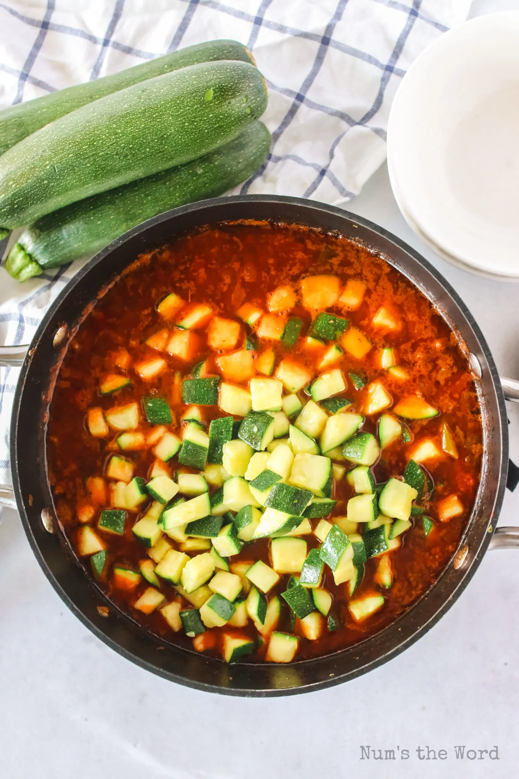 zucchini added back to chili