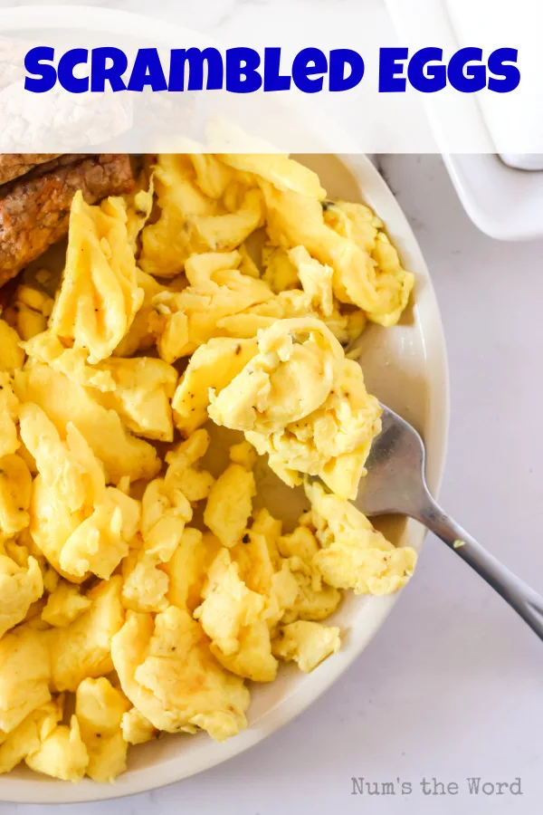 Air Fryer Scrambled Eggs - Fork To Spoon