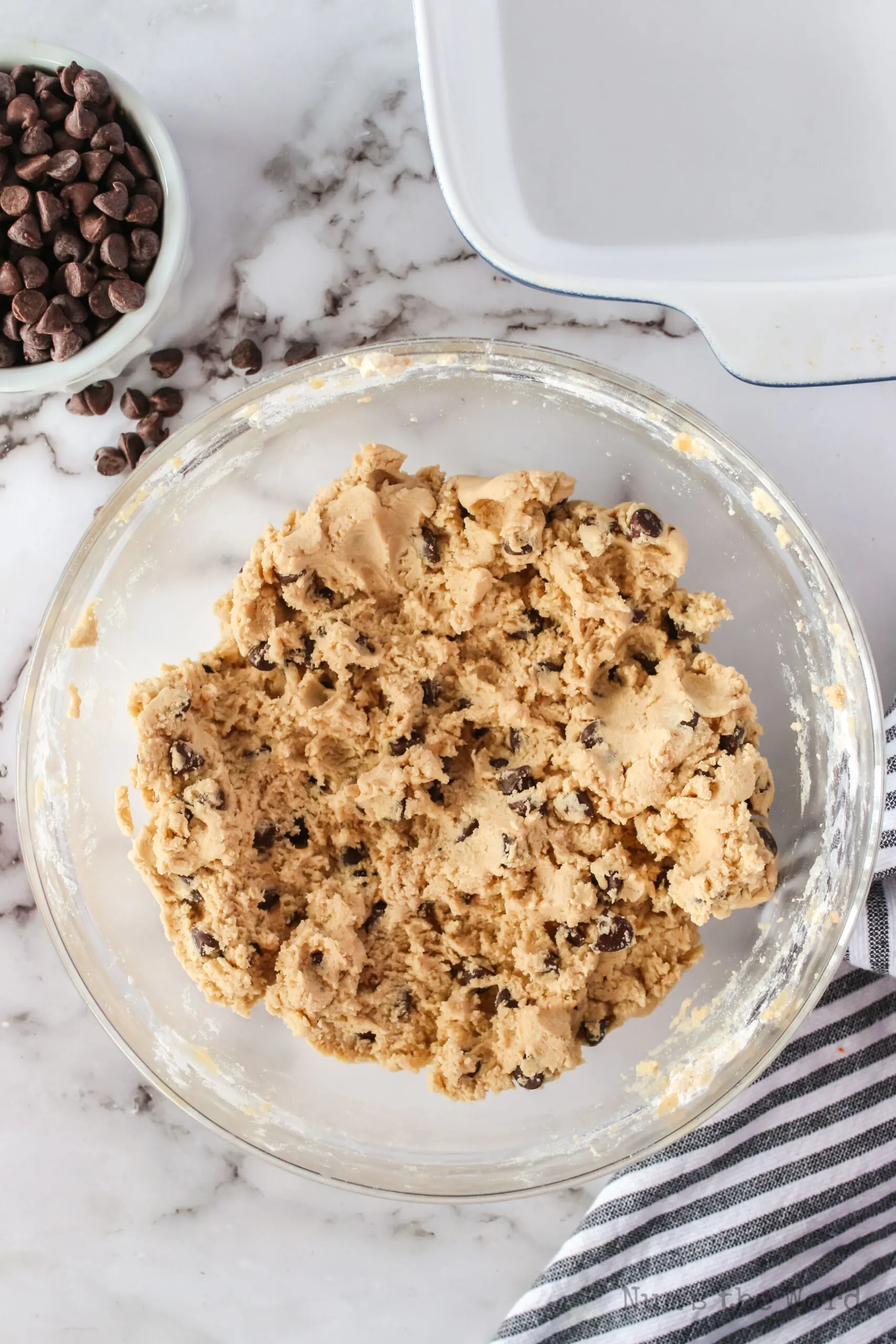 cookie dough in a bowl