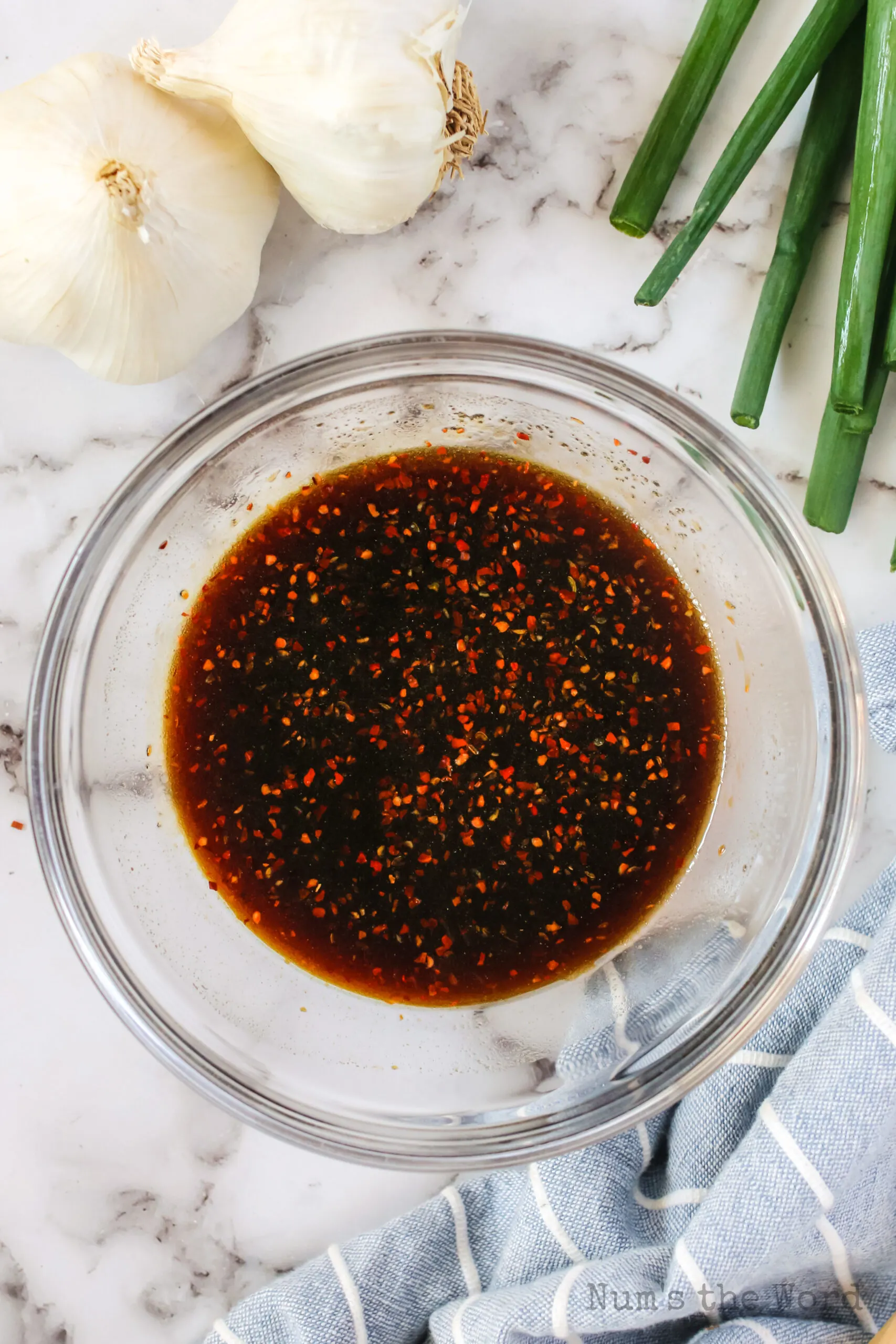 sauce mixed and ready to add to beef