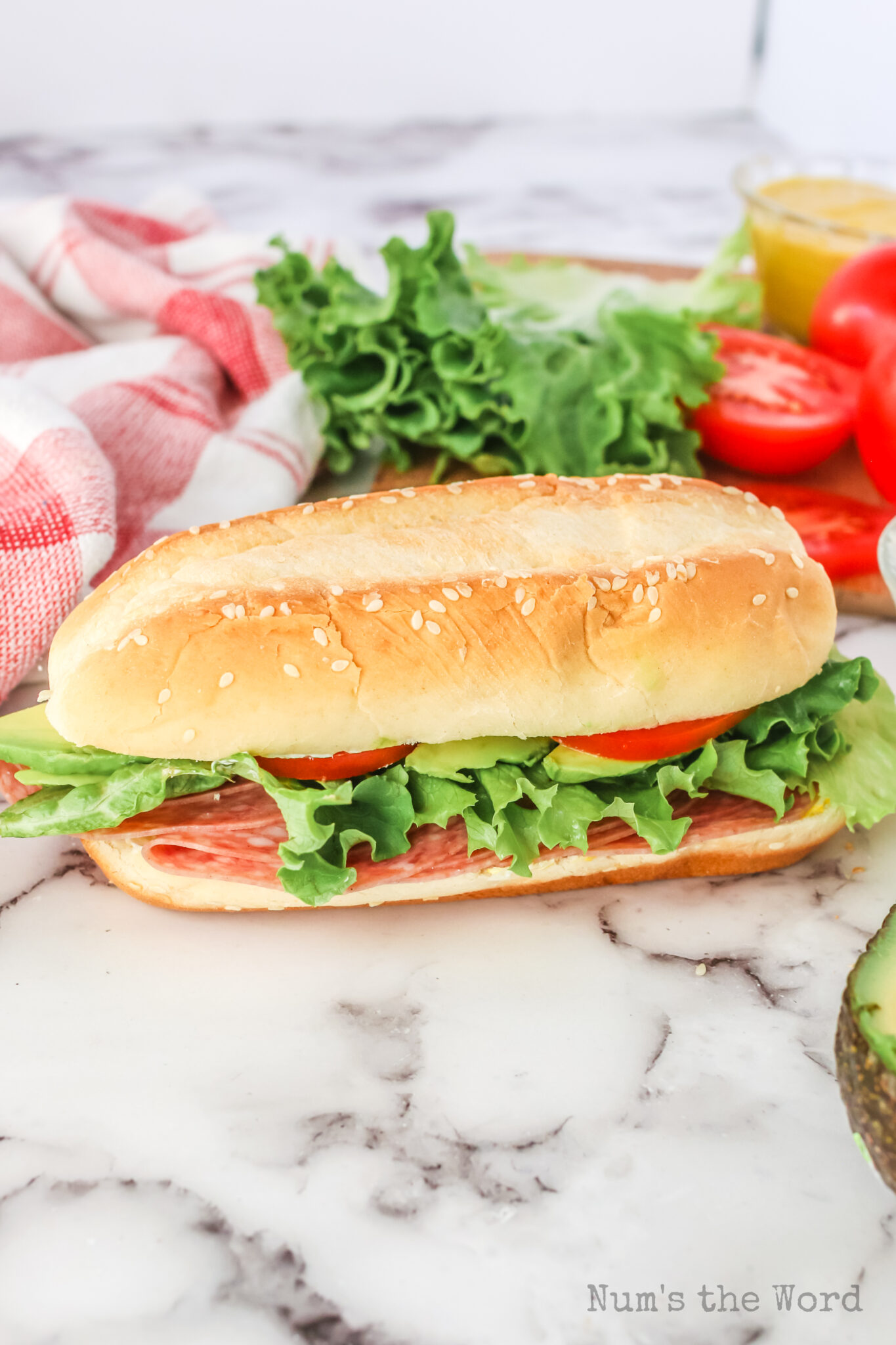 Salami Sandwich Recipe - Num's the Word