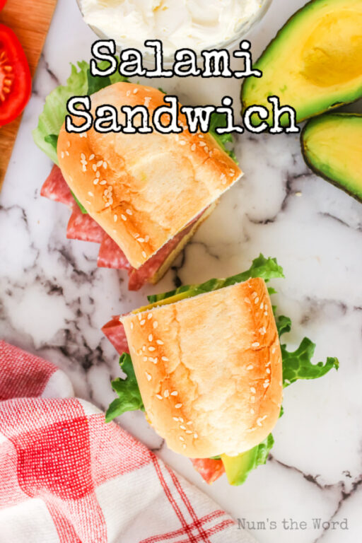 Salami Sandwich Recipe Num's the Word