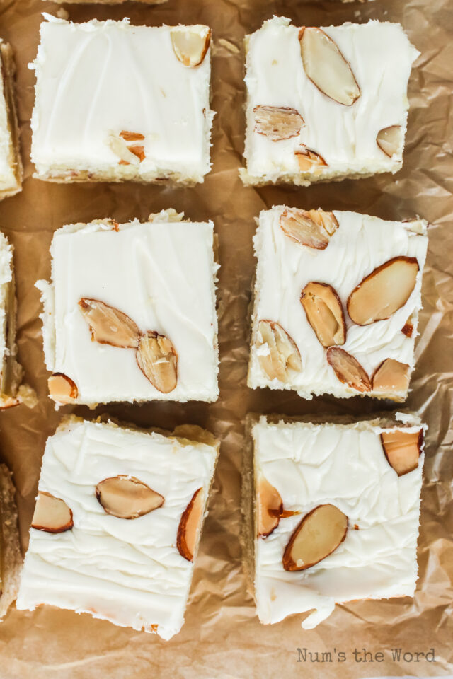 Almond Bars Recipe Num's the Word